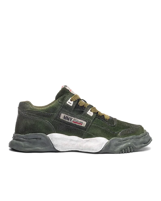 Parker Low Top Khaki Brushed Suede